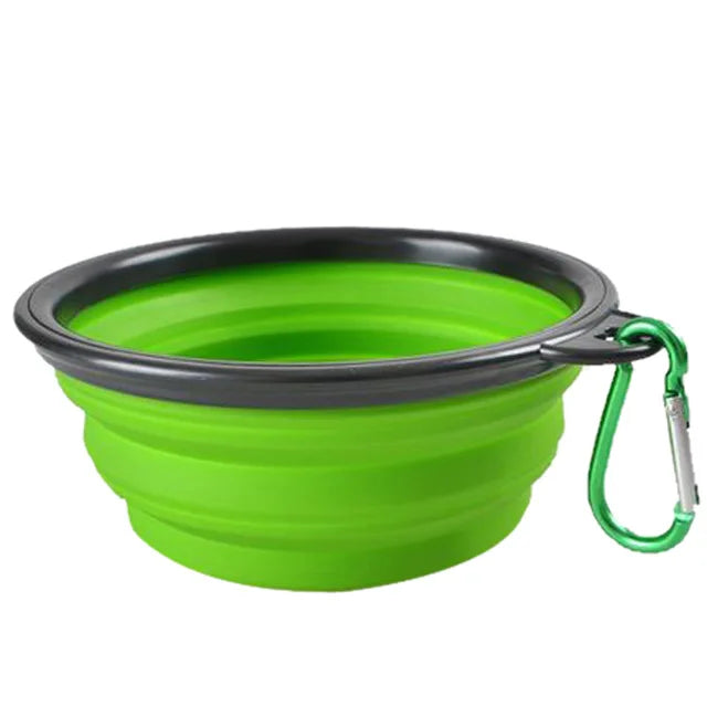 Zusammenklappbarer Wassernapf aus Silikon für Hunde
